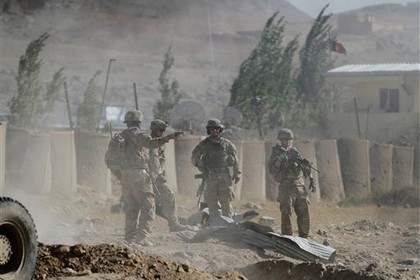 Американские военные в Афганистане. 