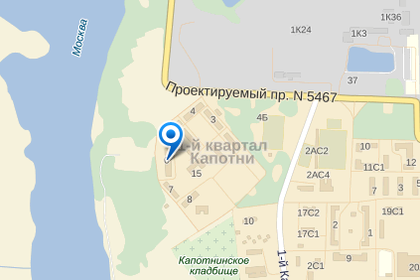 Место происшествия на карте Москвы