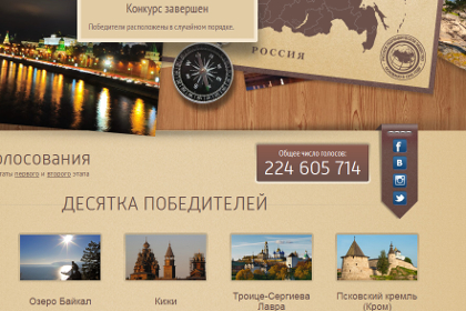 Определена десятка главных географических символов России