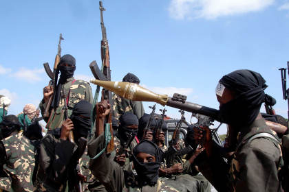 Боевики группировки «Аль-Шабаб»