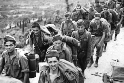 Итальянские военнопленые на греческом острове Кефалиния
