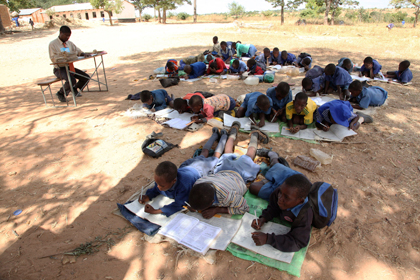 Занятия в зимбабвийской школе
