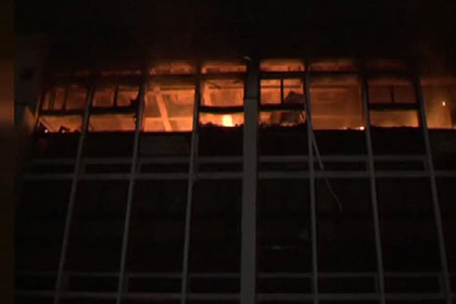 Пожар в здании посольства Японии в Киншасе