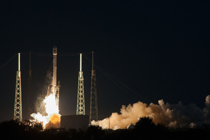 Запуск SES-8 с ракетой-носителем Falcon 9