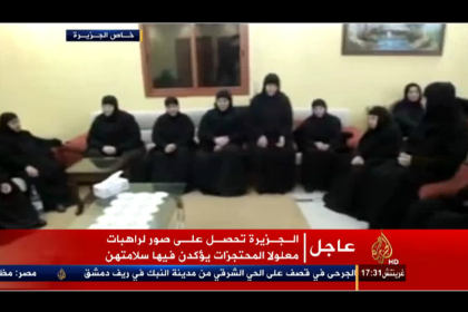Кадр из видеозаписи с сайта канала <a href="http://www.aljazeera.net/portal" target="_blank">«Аль-Джазира»</a>