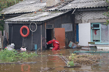 Последствия паводка в Комсомольске-на-Амуре