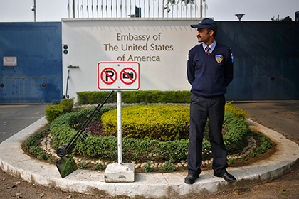 Здание посольства США в Дели