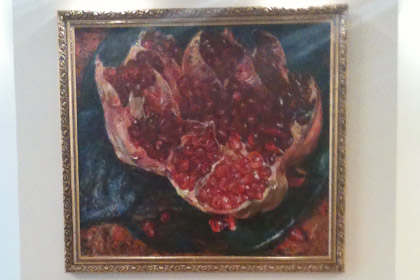 Картина Льва Резникова «Гранат» в женевской вилле Гульнары Каримовой 