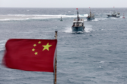 Китайские рыболовецкие суда в Южно-Китайском море