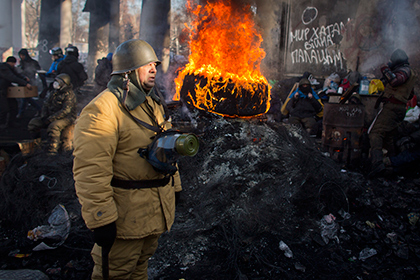 Демонстранты в Киеве