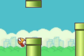 Скриншот из Flappy Bird