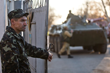 Украинский военнослужащий 