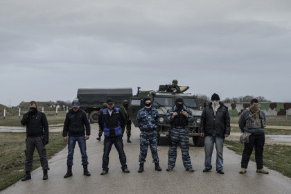 Представители отряда самообороны Севастополя