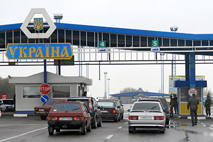 Международный автомобильный пункт пропуска «Гоптивка» на границе Украины с Россией