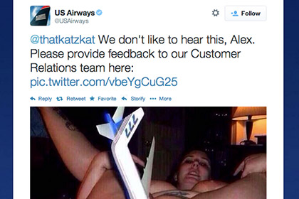Твит от US Airways