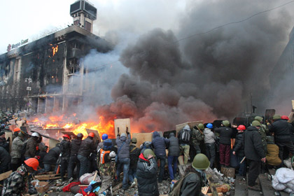 Противостояние на Майдане Незалежности в феврале 2014 года