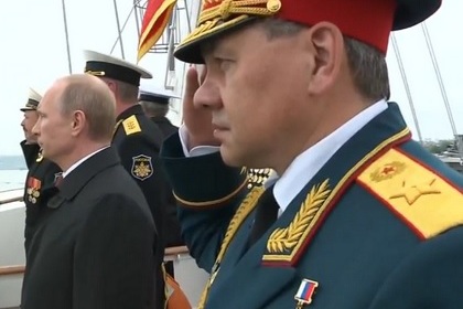 Путин на параде в Севастополе