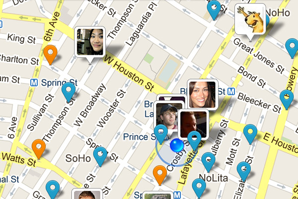 Скриншот приложения Foursquare