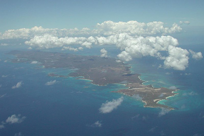 Остров Вьекес с воздуха