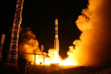 Старт ракеты «Протон-М»