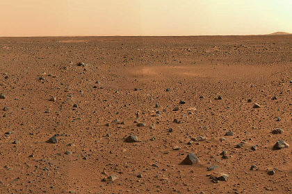 Участок кратера Гусева на Марсе