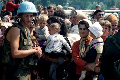 Голландский миротворец в Сребренице, 12 июля 1995 года 