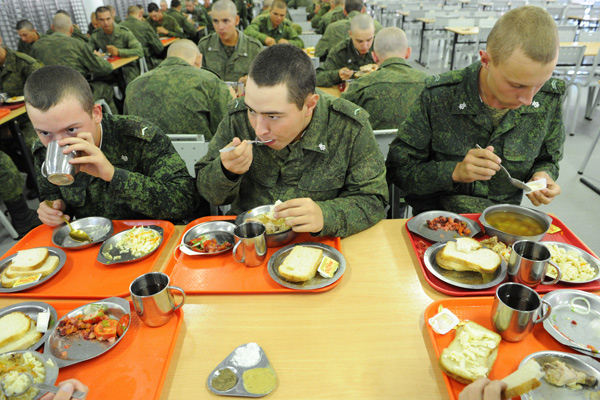 Высокая кухня российской армии