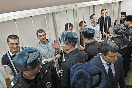 Обвиняемые по делу о беспорядках на Болотной площади