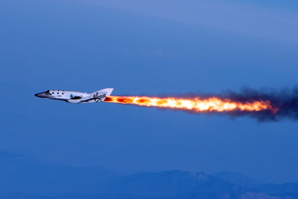 SpaceShipTwo в полете
