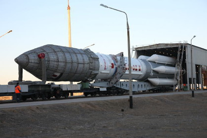 Транспортировка ракеты-носителя «Протон-М»