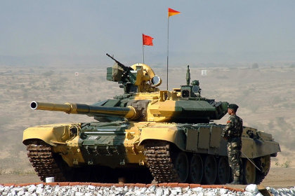 Т-90С сухопутных войск Индии