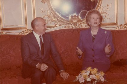Михаил Горбачев и Маргарет Тэтчер