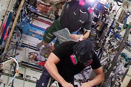 Астронавты на МКС, 14 января 2015 года