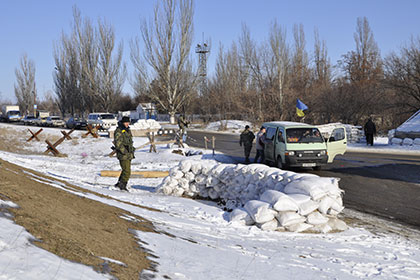 Украинские военные в Мариуполе. Декабрь 2014 года 