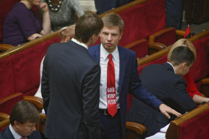 Алексей Гончаренко на заседании Верховной Рады
