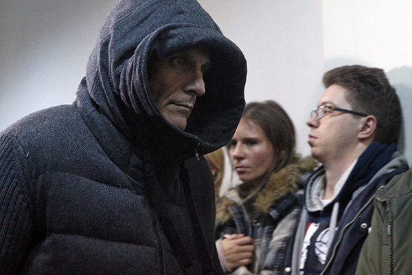 Александр Хорошавин в Басманном суде Москвы 