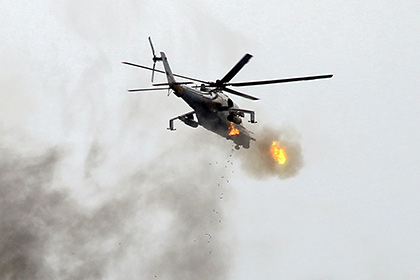 Вертолет Ми-24, архивное фото