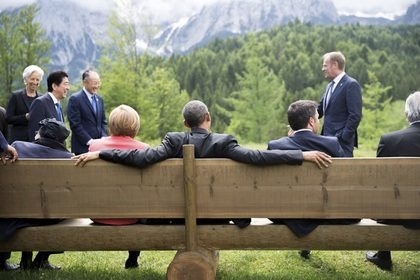 Лидеры G7 на саммите в Германии