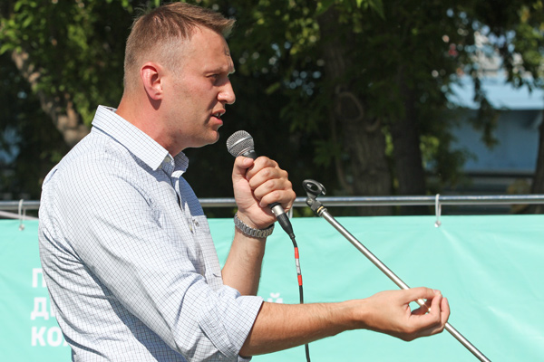Алексей Навальный на встрече с жителями Новосибирска, 7 июня 2015 года