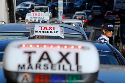Забастовка против Uber во Франции