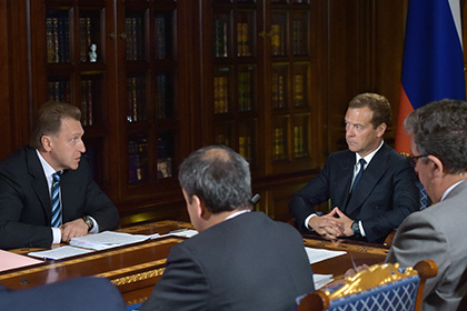 Дмитрий Медведев на совещании со своими заместителями