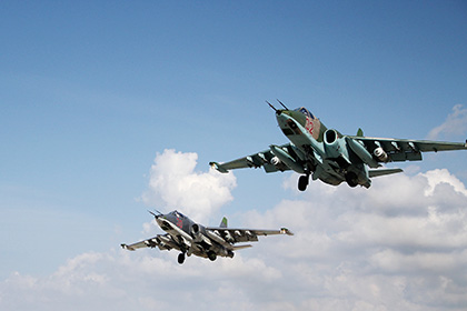 Российские штурмовики Су-25 в Сирии