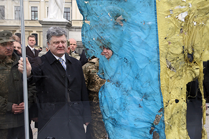 Петр Порошенко в День защитника Украины