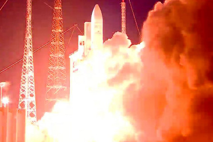 Старт Ariane 5 с космодрома Куру 10 ноября