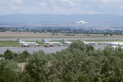 Аэропорт города Ош, 1974 год.