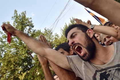 Акции протеста в Ереване летом 2015 года. Архивное фото
