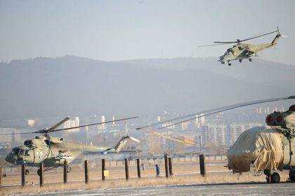 В Сирии заметили российские боевые вертолеты Ми-35М