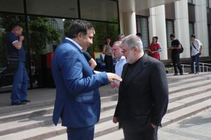 Михаил Саакашвили и Игорь Коломойский