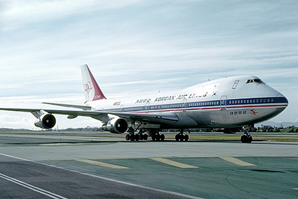 Boeing 747-230B авиакомпании Korean Air Lines, идентичный разбившемуся