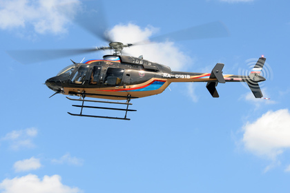 Вертолет Bell совершил жесткую посадку в Ростовской области